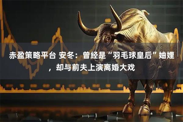赤盈策略平台 安冬：曾经是“羽毛球皇后”妯娌，却与前夫上演离婚大戏