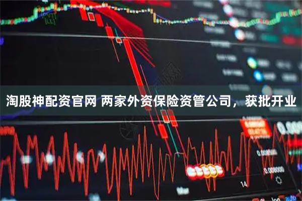 淘股神配资官网 两家外资保险资管公司，获批开业